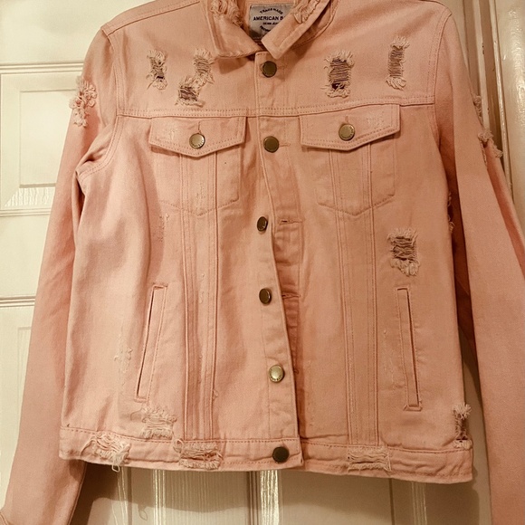 American Bazi distress denim jacket - Picture 5 of 6